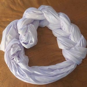 White Aerial Silks- 13 Yards